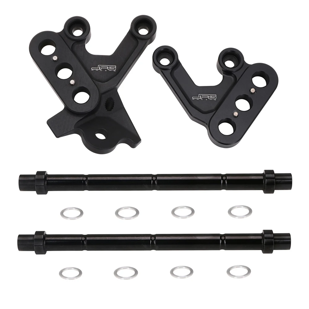 Motorcycle 7075 Aluminum Footpeg Footrests Foot Pegs Bracket