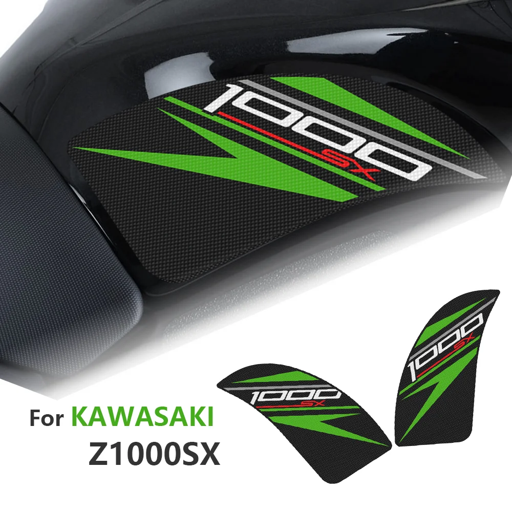 For KAWASAKI Z1000SX 2011-2022 Tank Grip Traction Pad Side Tank Pad Protection Knee Grip Mat Tank Rubber Sticker