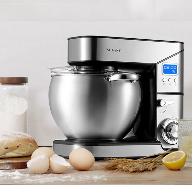 stand mixer for cakes baking Kitchen Food Blender Cream Whisk Cake Dough Mixers With Bowl Stainless Steel Chef Machine 10 litres 4
