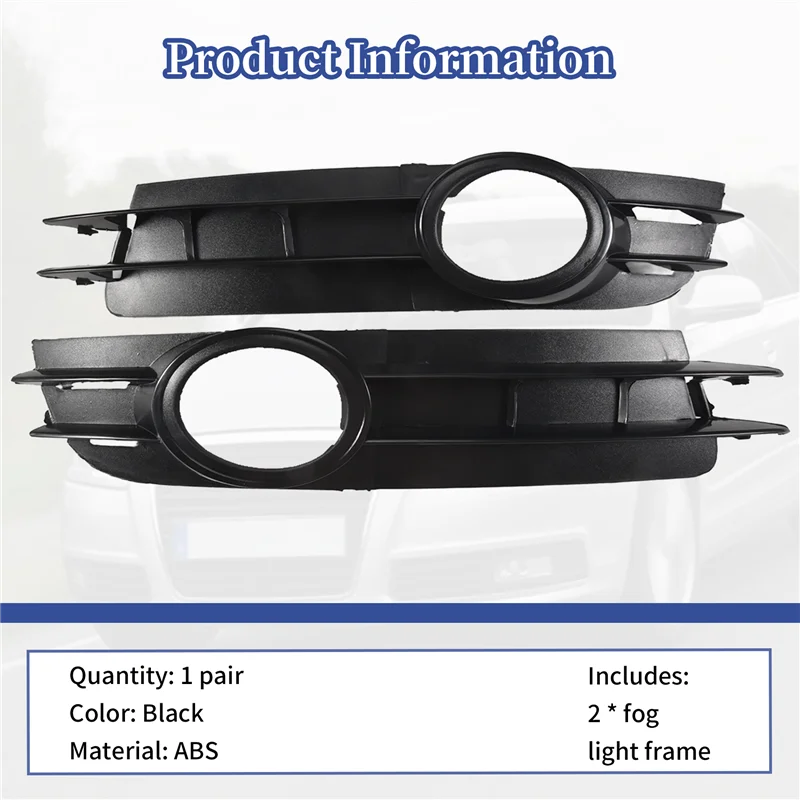 Luc Antiniebla Antiniebla Para Audi A6 Quattro C6 2005 2006 2007 2008 Rejilla 4F 0807681 A 4F 0807682 Un Lado Izquierdo Derecho Negro - AliExprs