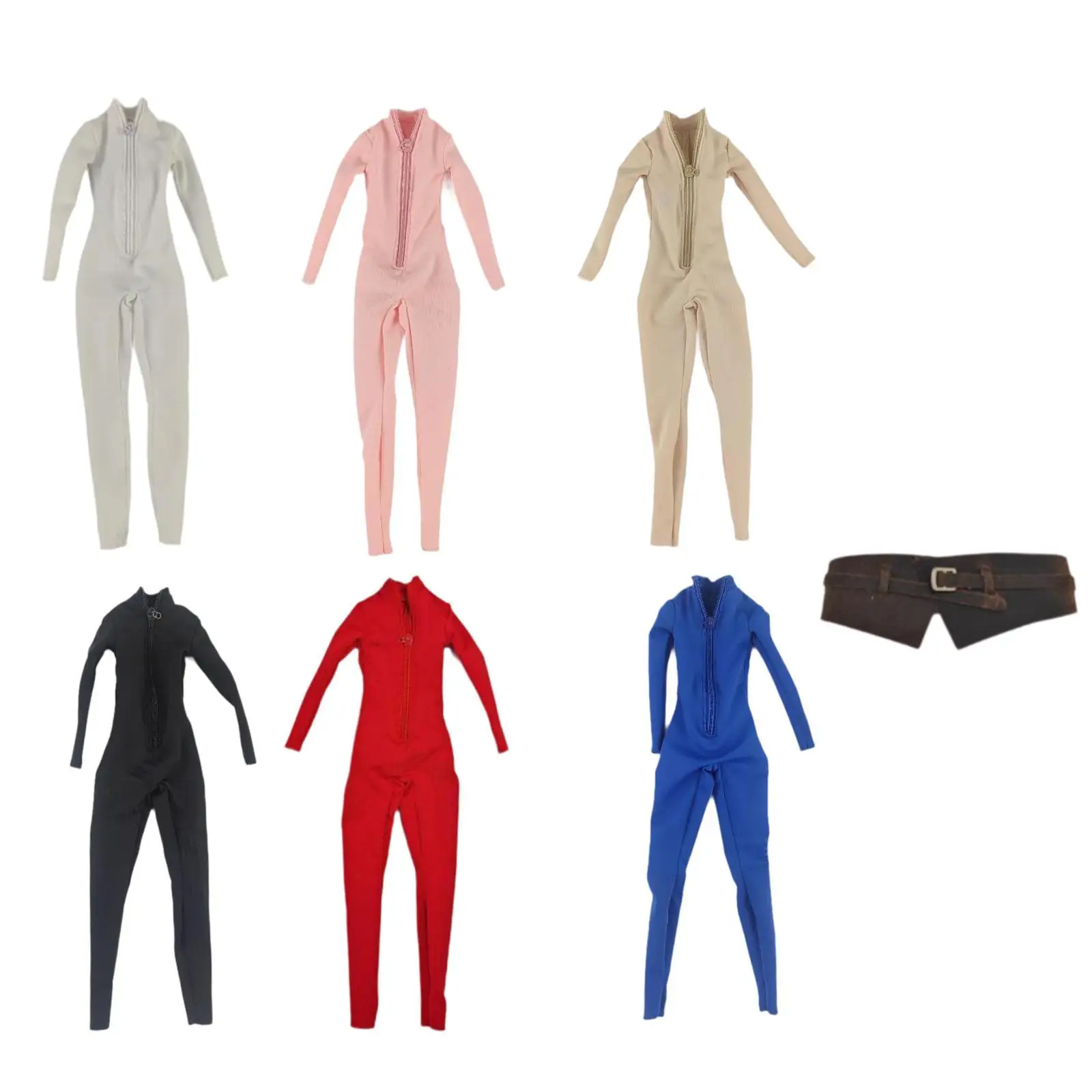 1/6 Action Figures Jumpsuit Female Figure Clothing Accessory Fashionable Model
