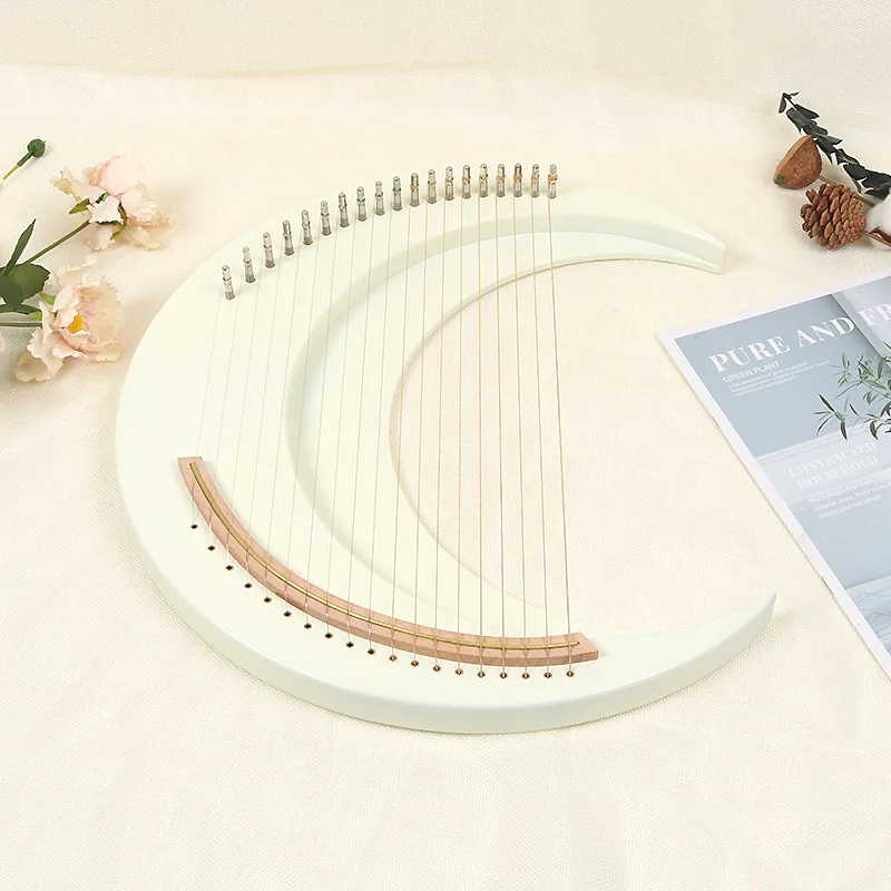 7/19 Strings Lyre Harp Mini Hand Finger Piano Playing Keyboard Metal Stringed Music Instrument With Tuning Wrench