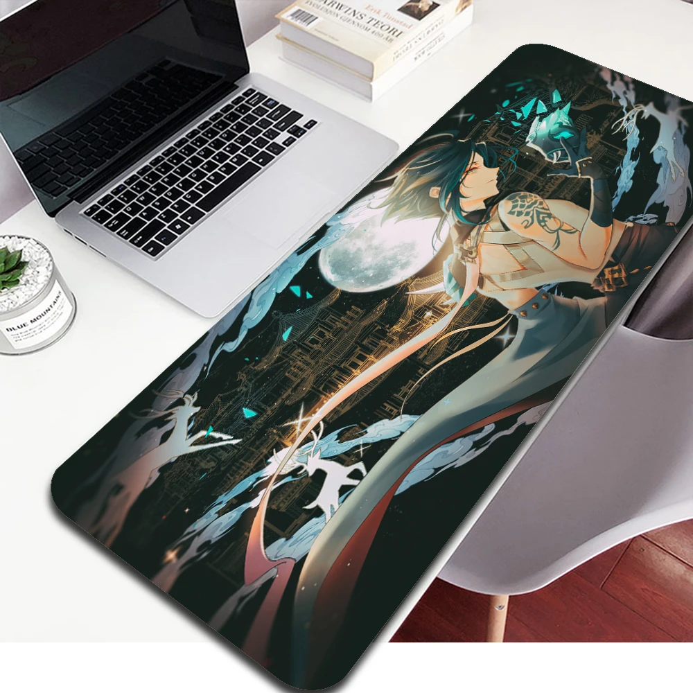 

Genshin Impact Xiao Anime Mouse mat Laptop PC Gamer Computer Desk Pad Gaming Accessories Mouse Keyboard Cs Go Gaming Mouse Pads
