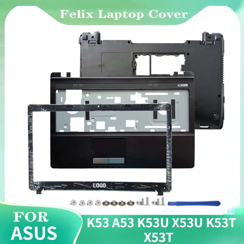 

Screen Frame Cover for ASUS K53 A53 K53U X53U K53T X53T Palm Rest Bottom Case upper lower bezel