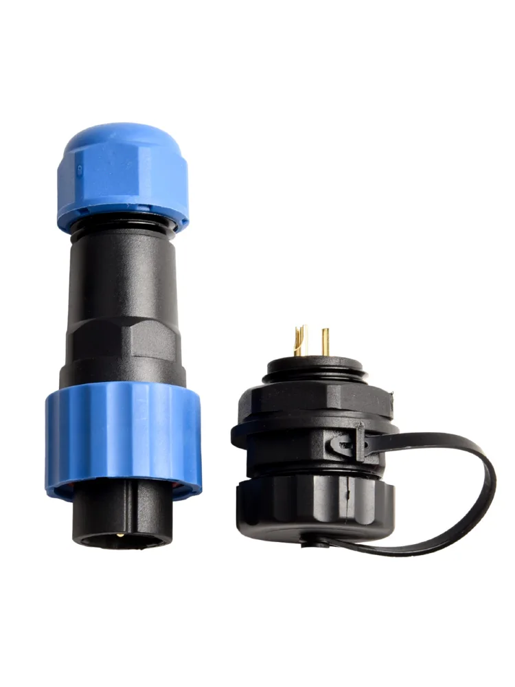 SP16 Series Waterproof Socket Connector Available in 2 3 4 5 7 and 9 Pin Configurations for Secure Connections