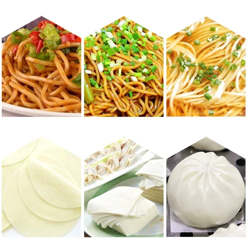 Small Noodle Machine 220V Fully Automatic Multifunction Desktop Commercial Steamed Dumplings Bread Dough Forming Home Appliances