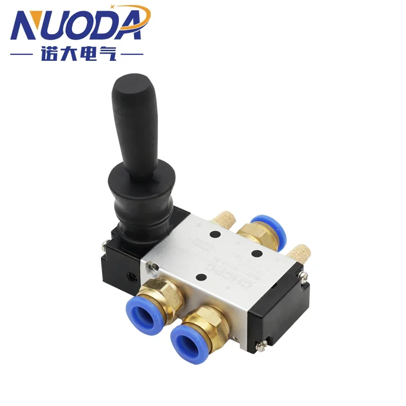 4H210-08 5/2 Way Pneumatic Air Hand Lever Operated Valve Manual Control 2 Position 3 5Port Push-Pull 3H210-08 pneumatic air valve