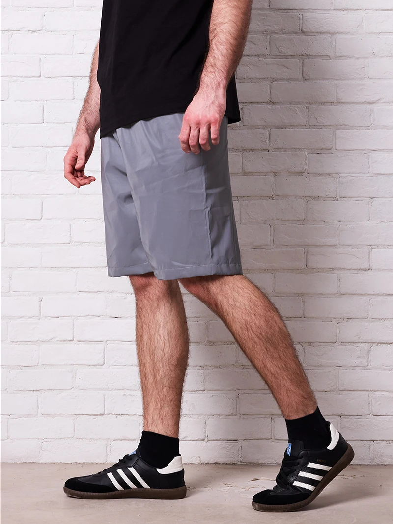 Sommer Neue männer Reflektierende Shorts Outdoor Nacht Laufen Jogger Lose Beiläufige Knie-länge Shorts Rock Hip-hop Tanzen streetwear – Detail 9