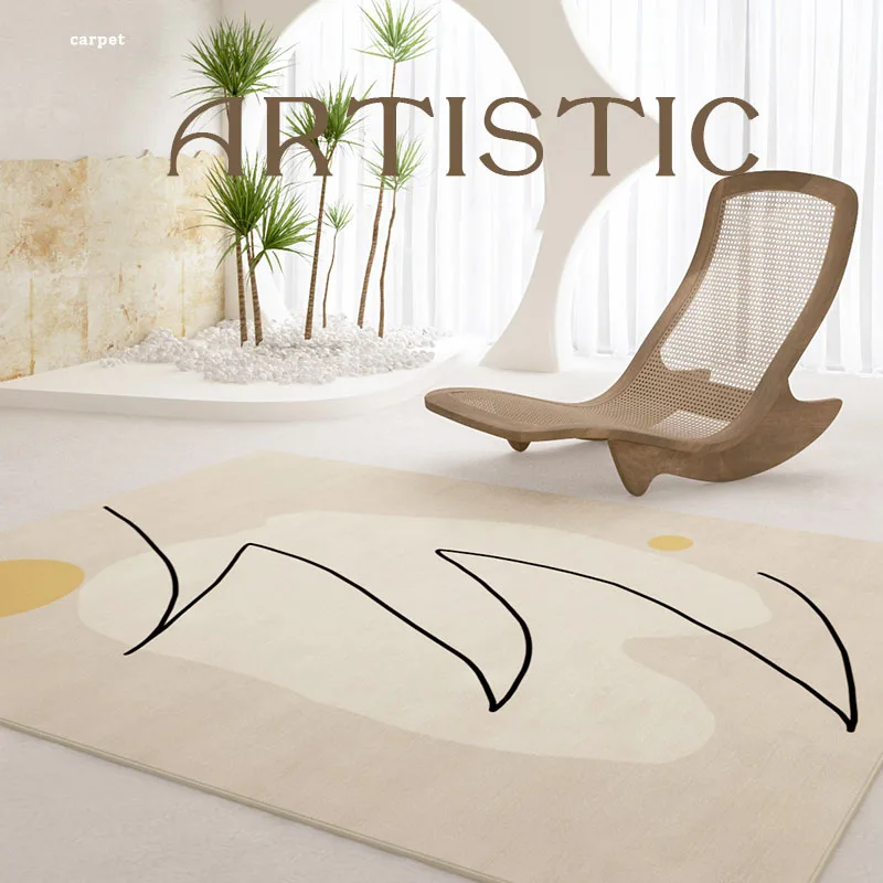 

Nordic Style Carpet for Living Room Bedroom Table Floor Rug Modern Anti-Slip Soft Washable Kids Play Mat Home Decor Large Carpet