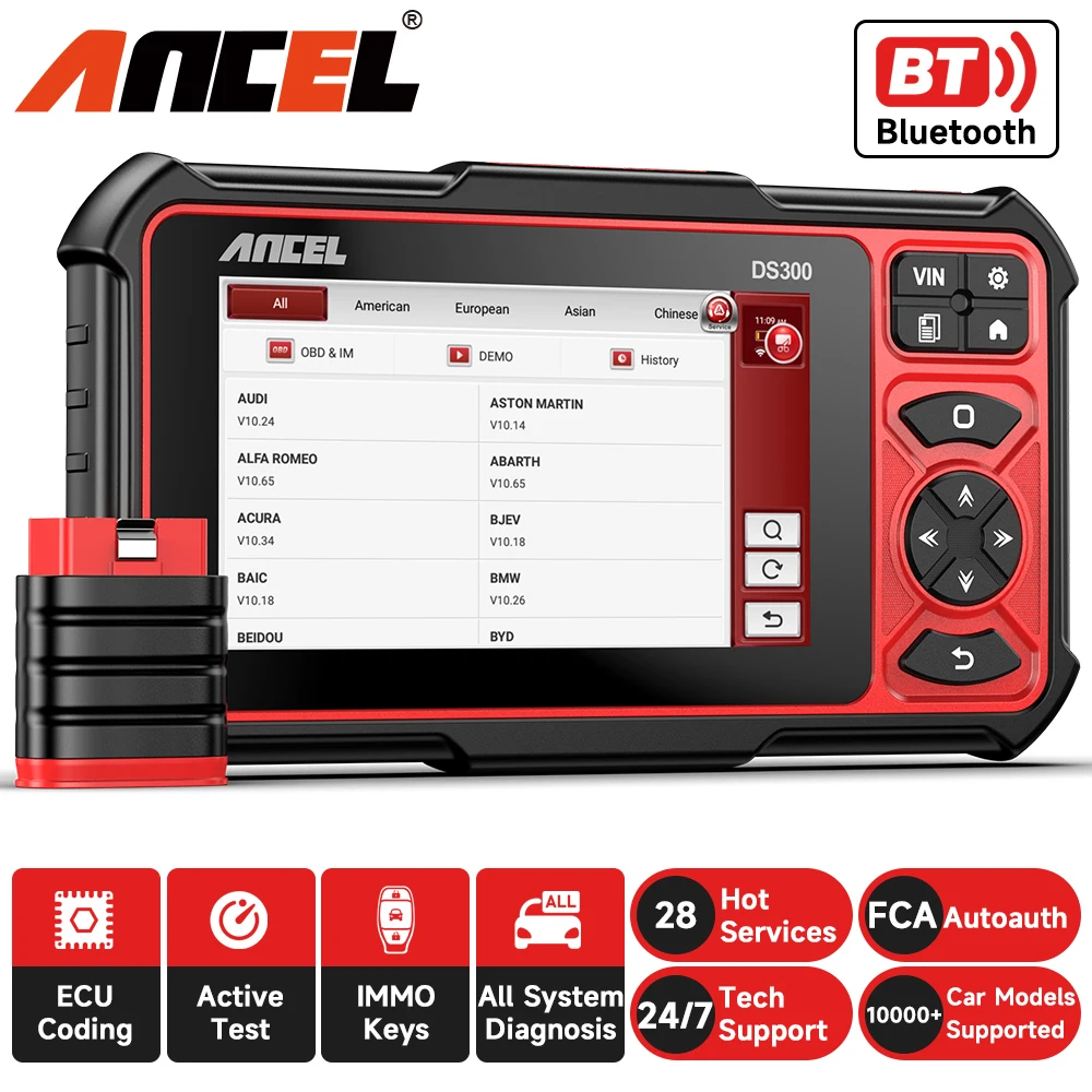 Диагностический сканер ANCEL DS300 OBD2
