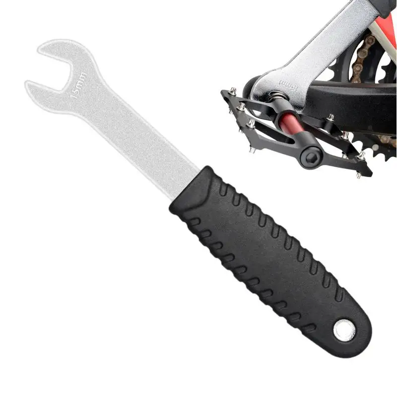 

Велосипедный фитиль, велосипедный Педальный ключ, двухсторонний велосипедный гаечный ключ 15 мм, удобный захват, отличная модель для дорожного и горного велосипеда