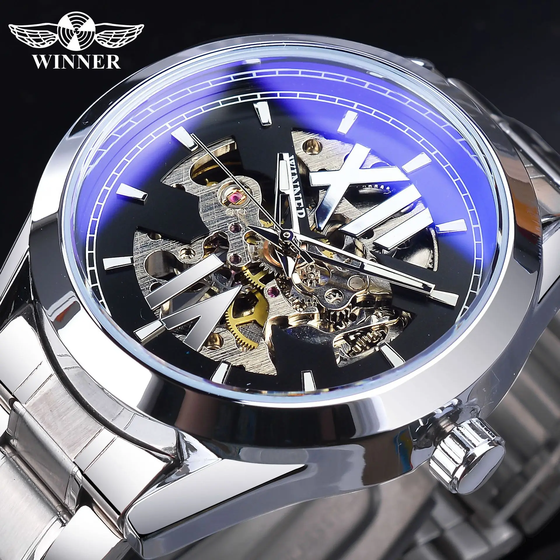 Luxury watches Automatic Mechanical watch for Men Wristwatch watch for mens Skeleton Waterproof main image 0