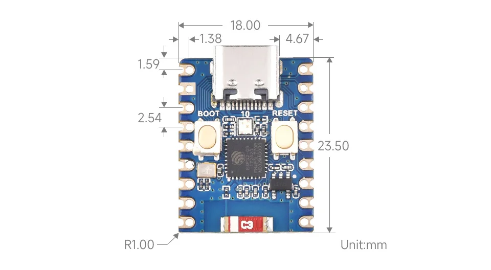 ESP32-C3 ̴  , ESP32-C3FN4 ̱ ھ μ , 160MHz  ļ, 2.4GHz    5