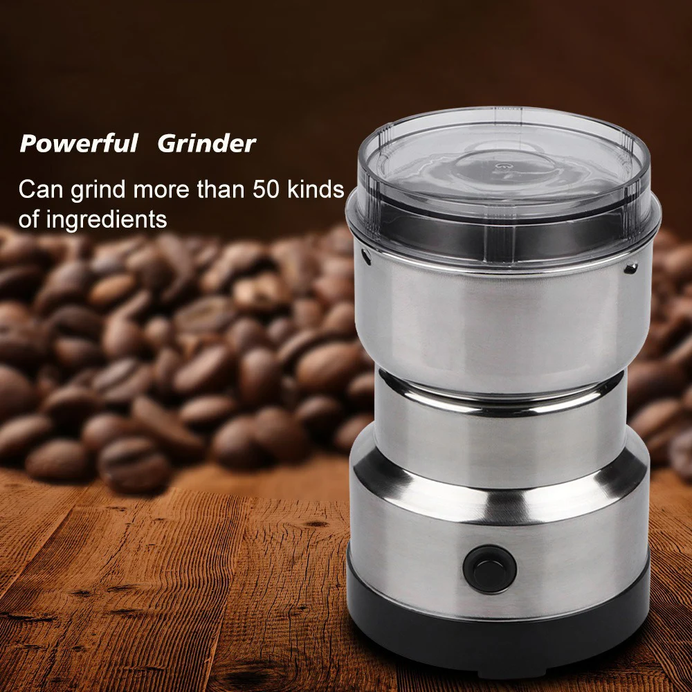 Kitchen Multifunctional 4 Blade Grain Grinder Coffee Chopping Home Electric Coffee Grinder Nut Bean Flavor Blender