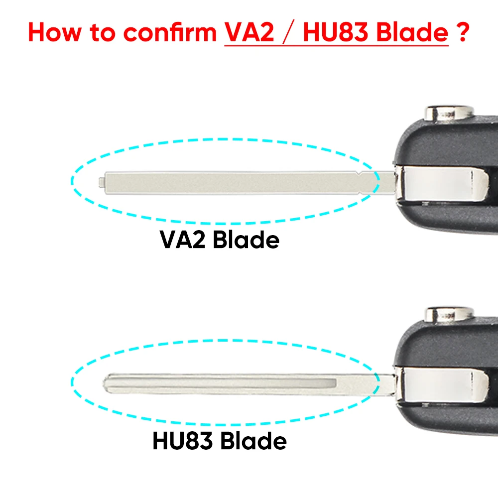 car remote key 1PCS CE0523 CE0536 Modified Car Key For Citroen C2 C4 C5 Berlingo Xsara Picasso For Peugeot 306 407 807 Partner VA2/HU83