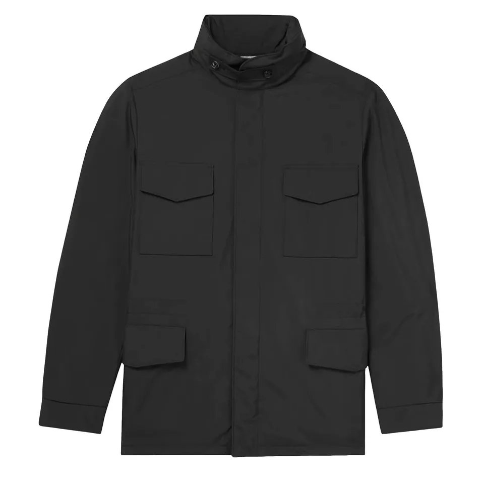 Men's Winter Reflective Windbreaker Hooded Jacket