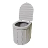 Engraved Logo Outdoor Portable Toilet Camping Folding Toilet Portable Camping Travel Toilet 5