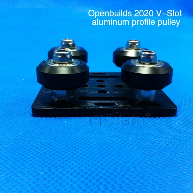 2020 V 슬롯 알루미늄 프로파일 휠, 3D 프린터 부품, 오픈 빌드 V 갠트리 플레이트, 특수 슬라이드 플레이트 도르래