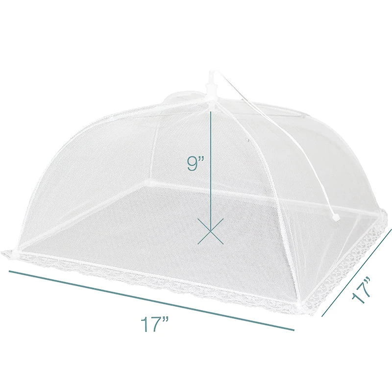 Large Reusable Collapsible Mesh Food Cover Tent Umbrella