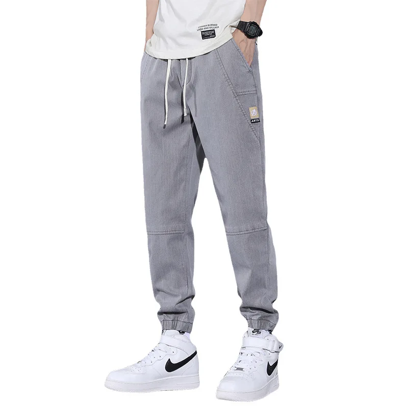 Fashionable and Comfortable Summer Men's Casual Pants with Breathable and Slimming Design for Sports and Leisure Activities