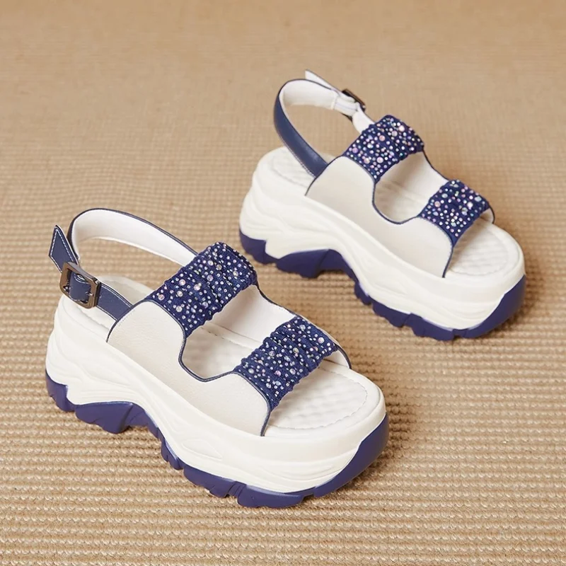 Sports Sandals Dad Shoes Femme Sandales Womens Platform Wedge - Main Image