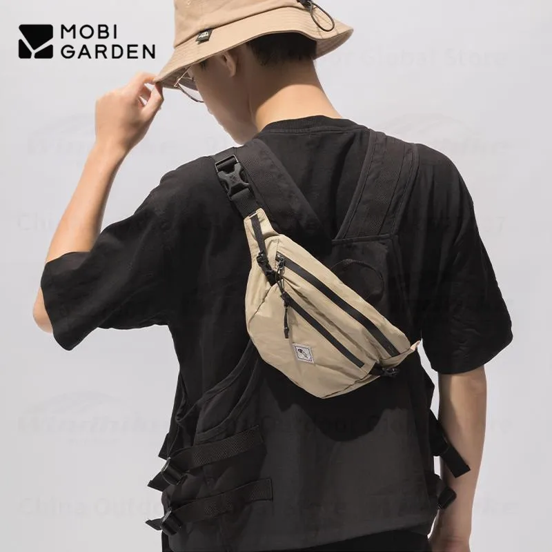 MOBI GARDEN Outdoor Travel Messenger Bag Portable Mini Pocket Bag Wallet Casual Sports Running Ultralight Waterproof Waist