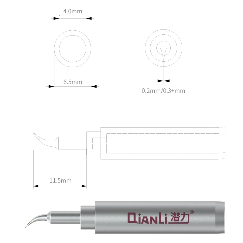 Qianli Tool 936 Universal Soldering Iron Tips Durable Lead Free K J I Welding Tips for BGA Soldering Rework Repair Tools