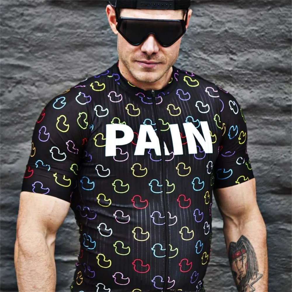 thumbnail image 1 of Love The Pain 2023 Camisetas de ciclismo de verano para hombre, camisetas de manga corta para bicicleta de montaña, ropa de ciclismo, maillot, 1 of 5