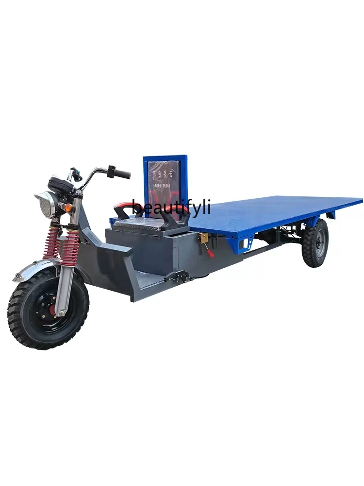 

Pull Goods Electric Tricycle Factory Transport Agricultural Battery Car Stall Platform Trolley
