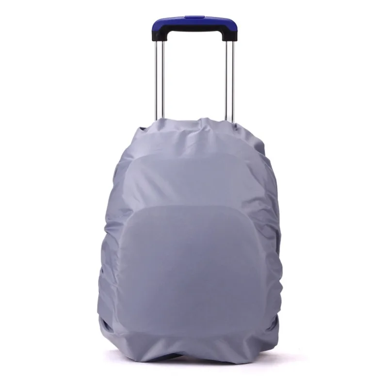 Children's Waterproof Backpack Rain Cover Outdoor Sport Night Cycling Safety Light Rain Cover Case Bag Camping Hiking 35L 3