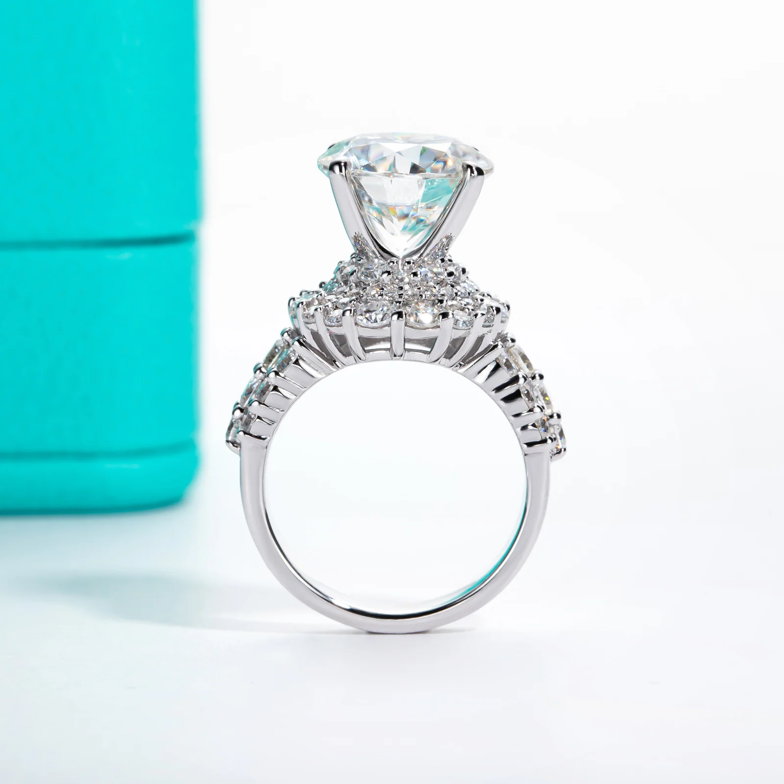 Moissanite Engagement Ring