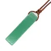 Crystal Cuboid Stone Pendant Natural Amethyst Lapis Lazuli Rose Quartz Stone Pendant Adjustable Rope Women Necklace Jewelry 5