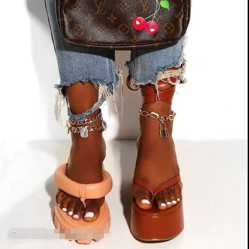 Outdoor Slippers Women 2022 New Autumn Fashion Wedges Casual Flip Flops Dress Platform Shallow Sport Slides Low Heels Sandals