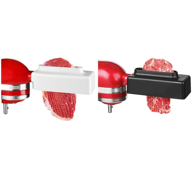 Meat Tenderizer For Kitchenaid Stand Mixer Stainless Steel Gears Meat Tenderizer Kitchen Poultry Tenderizers Easy Install White
