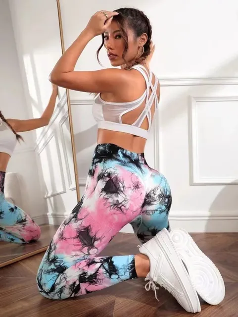 Tie Dye Push Up Butt Leggings 5