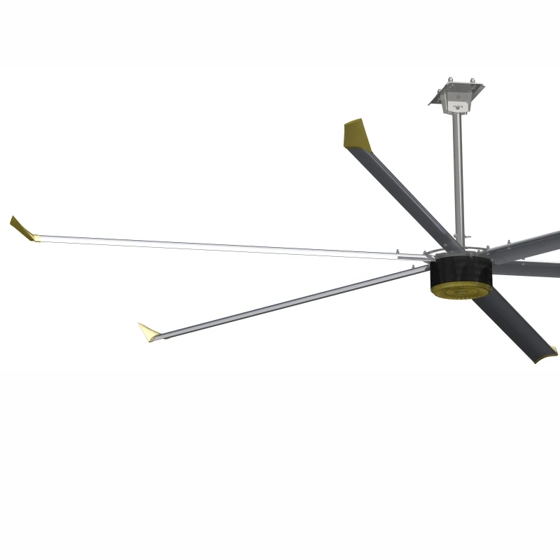 Big Ass Fan Manufacturers 12ft 16ft 18ft Commercial Warehouse Hotels Ventilation Hvls Fan Pmsm Industrial Ceiling Fan 6