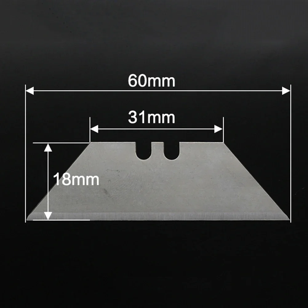 10/20Pcs Trapezoidal Blade Replacement Blade For Art Craft Cutter Tool Multitool Knife Carbon Steel Cutting blade Tools