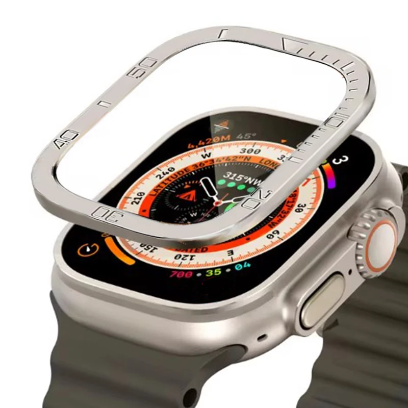 لساعة أبل الترا 49 مللي متر إطار معدني من التيتاني...