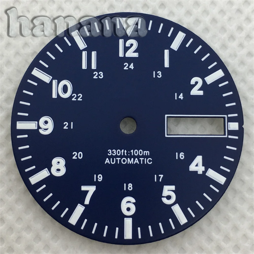 Multicolor C3 Luminous Dual Date Calendar Dial - Black & White with Red, Yellow, Blue Accents - Men's Watch Accessory