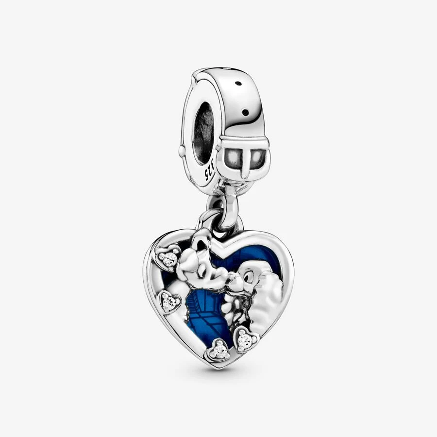 Fit Bracciali Con Ciondoli Pandora Originali Disney Lady E The Tramp Heart Ciondola I Gioielli Con Ciondolo Con Ciondoli Berloque