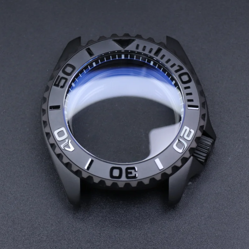 นาฬิกา Skx007 42 มม. เหล็กดำ กันน้ำ คริสตัลแซฟไฟร์ NH35/NH36