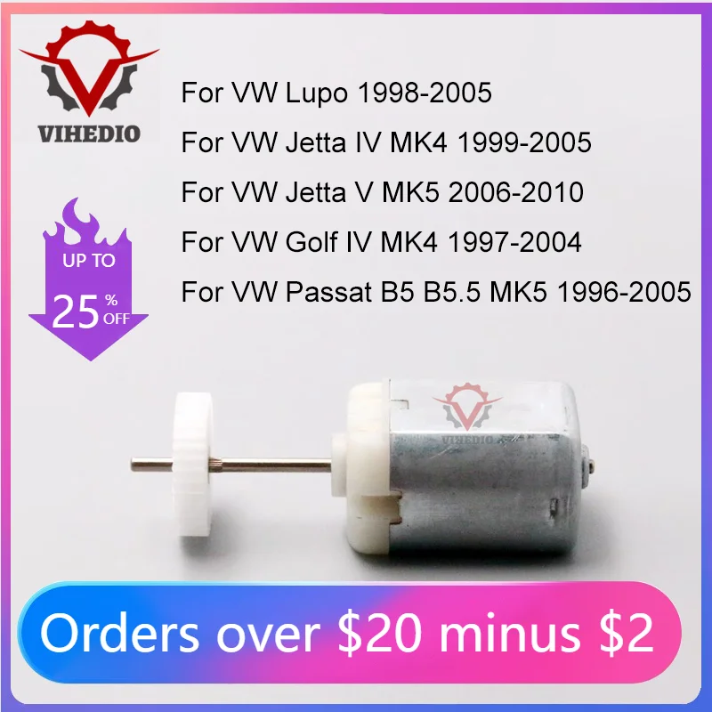 

For VW Jetta Golf Passat B5 B5.5 Lupo 1999-2004 FC-280SC-22120 OEM Car Door Lock Actuator Core Motor Power 12V Repair Engine