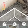 Glass Coffee Table Square Coffee Table for Small Space,Tempered Glass-top with Sturdy Metal Frame,Easy Assembly 5