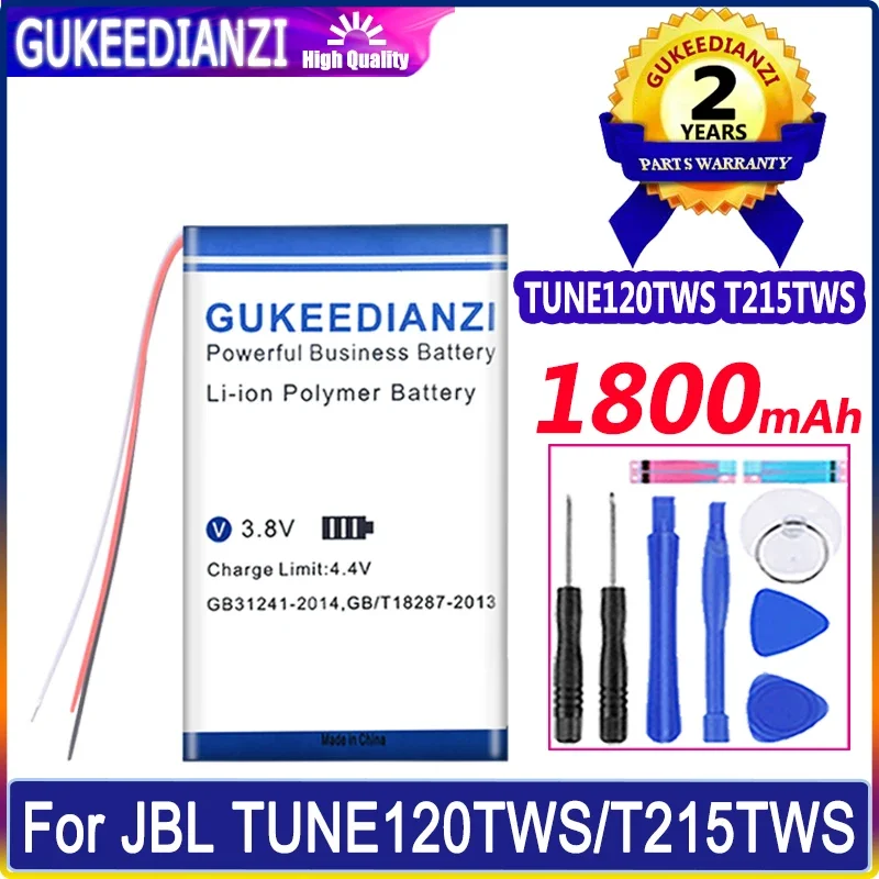 

GUKEEDIANZI Battery LIR1454 1800mAh For JBL TUNE120TWS T215TWS Digital Bateria