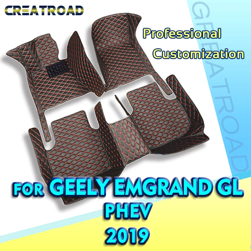 

Car Floor Mats For Geely Emgrand GL PHEV 2019 Custom Auto Foot Pads Automobile Carpet Cover Interior Accessories