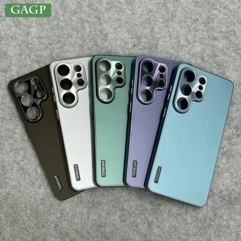 All-Aluminum Matte Alloy Case with Metal Plating and Hard Armor Cover