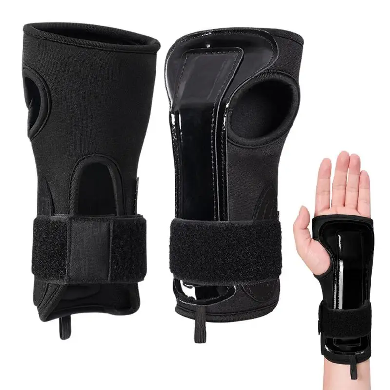 

Portable Wrist Support Brace With Splint Hand Support For Multi Sports Skateboarding Snowboarding Cycling
