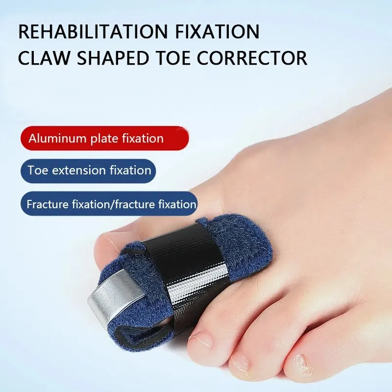 Toe Splint Toe Straightener For Hammer Brace Hammertoe Splint Wrap Covers Broken Support 1pcs