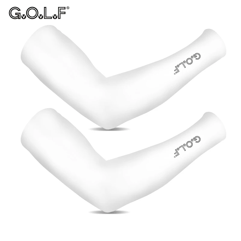 1 pair Golf Sleeves sun uv protection spf 50 full arm sports sleeve drive jogging Basketball Football Tennis baseball 2