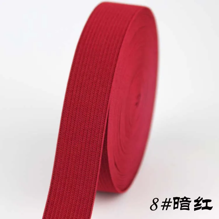 DIY High Elasticity Color Elastic Band for Crafts & Clothing Accessories, 20mm Wide